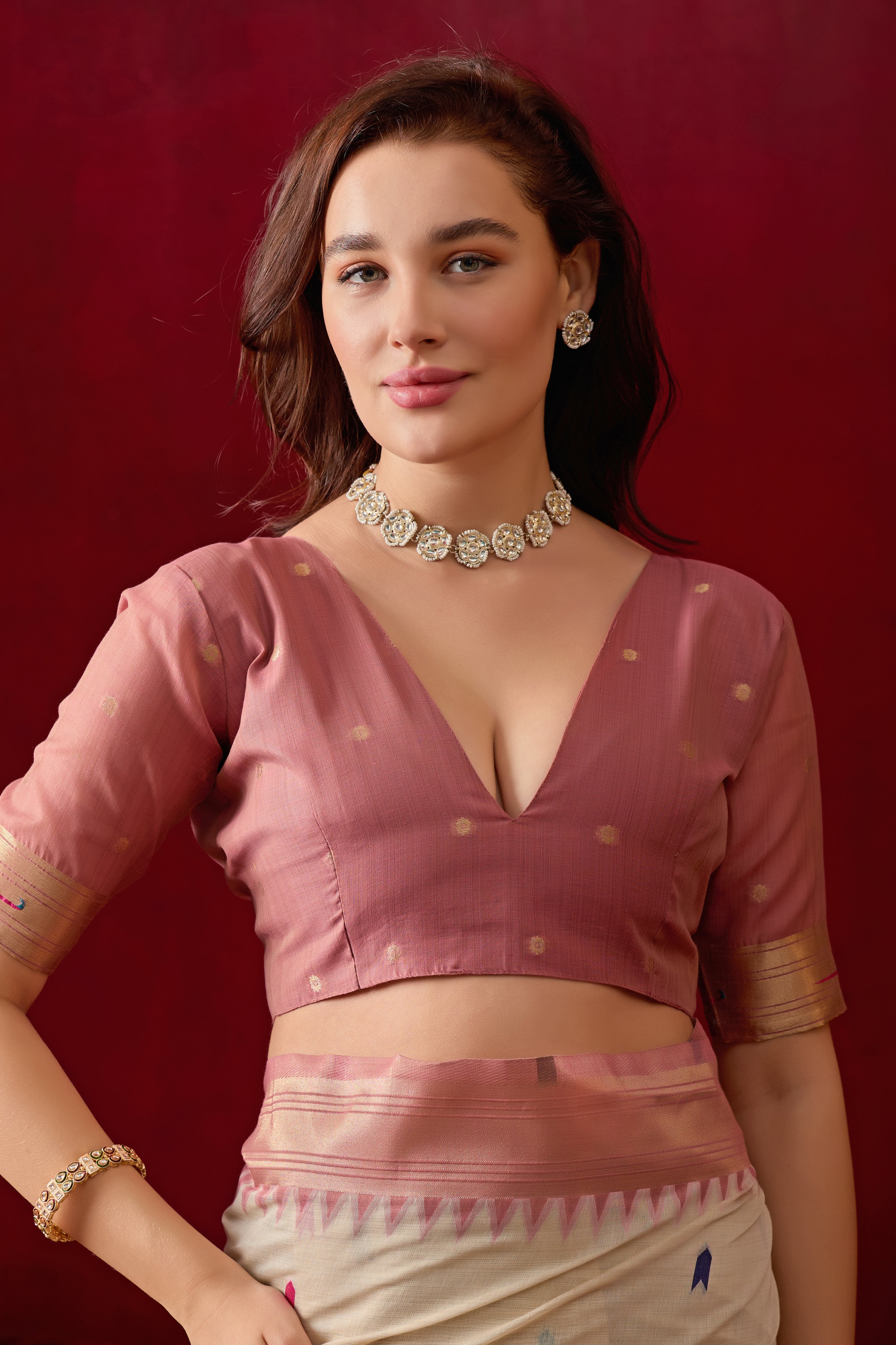 Exquisite Paithani Silk Saree with Peacock & Floral Vine Pallu